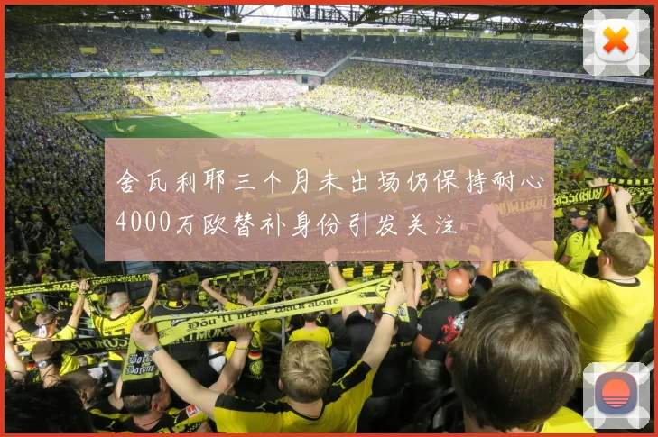 舍瓦利耶三个月未出场仍保持耐心4000万欧替补身份引发关注